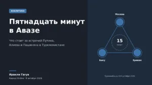 Пятнадцать минут в Авазе: что стоит за встречей Путина, Алиева и Пашиняна